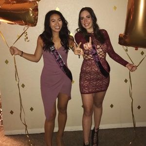 Love Culture Red Lace Dress